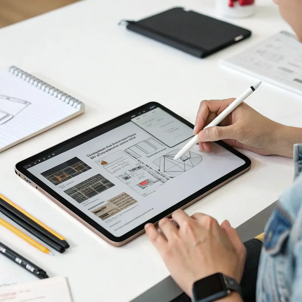 Tablet illustration workflow
